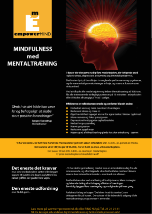Mindfulness med mentaltræning